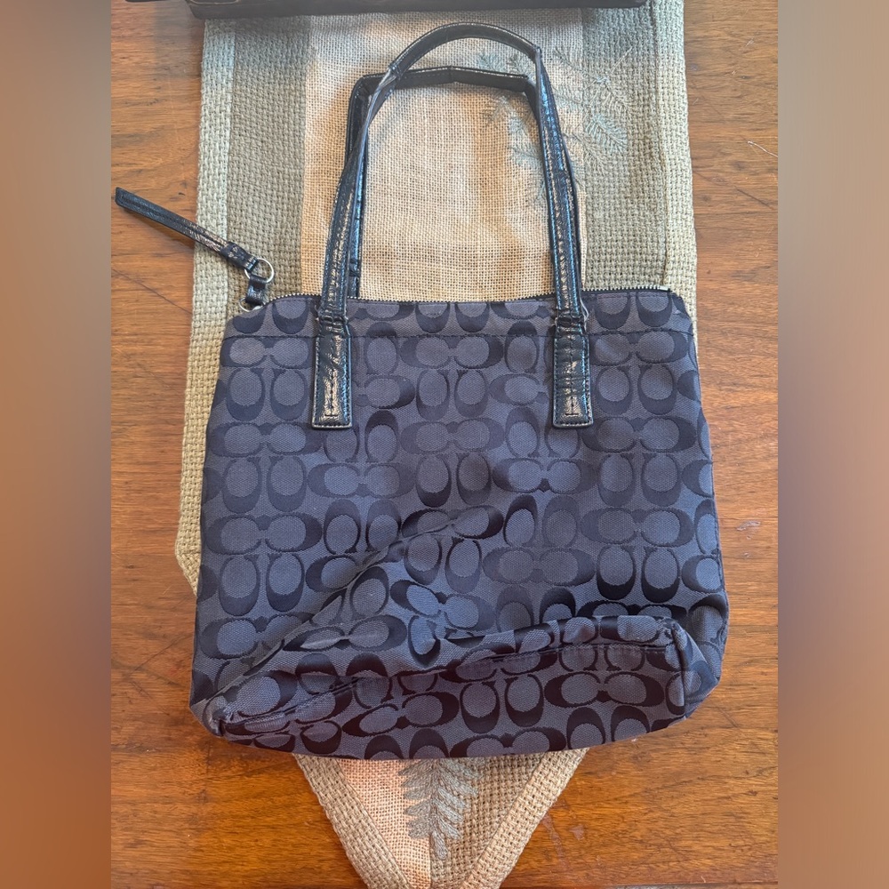 Coach Signature Python Strap Tote - image 3